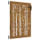 VidaXL vidaXL Gartentor 85x150 cm Cortenstahl Bambus-Design 10