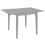 VidaXL vidaXL Extendable Dining Table Grey 80-120cm MDF Square Kitchen Dinner Stand 1