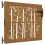 VidaXL vidaXL Gartentor 85x75 cm Cortenstahl Bambus-Design 10
