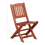 VidaXL vidaXL 3 Piece Solid Eucalyptus Wood Bistro Set Children Dining Table Chair 10