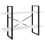 VidaXL vidaXL 5-Tier Book Cabinet White Engineered Wood Office Storage Rack Bookcase 7