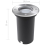 VidaXL vidaXL LED-Bodeneinbaustrahler 3 Stk. Outdoor Rund 8