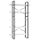 VidaXL vidaXL 5-Tier Book Cabinet White Engineered Wood Office Storage Rack Bookcase 4