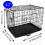42" XL Dog Cage Pet Puppy Metal Training Crate Carrier Black Actiaspet 3