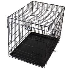Actiaspet Dog Puppy XXLarge Black Metal Training Cage Crate 48