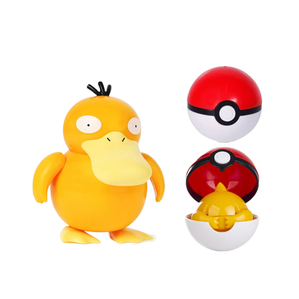Photos - Action Figures / Transformers MAXPOWER  Original Box Pokemon 12 Styles Pokeball Deformation Toy Set Anime Figure (Psyduck No Box)