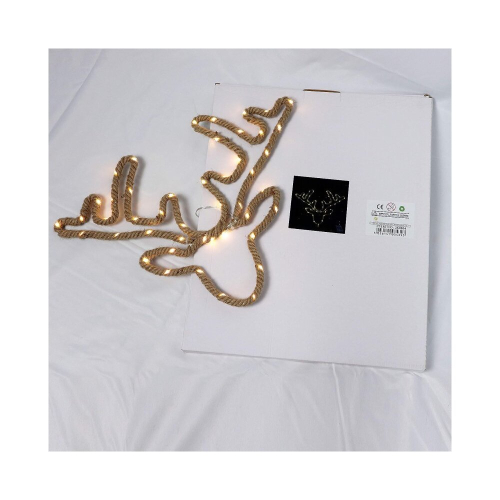 Garden Store Direct Deer Hemp LED Rope Light Silhouette 2