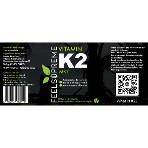 Feel Supreme Vitamin K2 60's 2