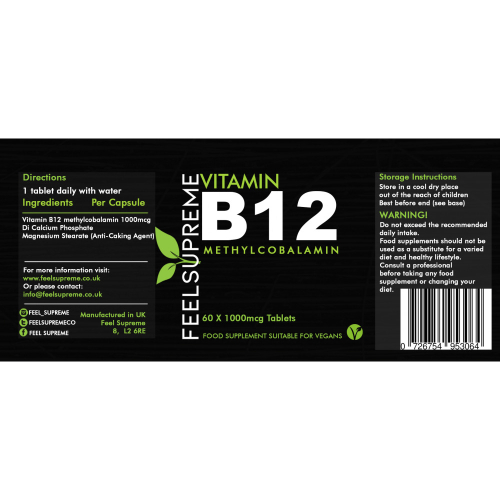 Feel Supreme Vitamin B12 60's 2