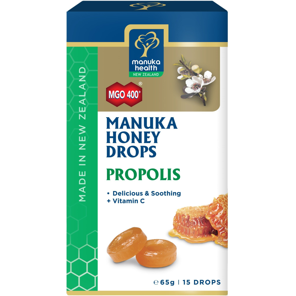 Manuka Health Manuka Honey Drops with Lemon MGO 400+ 65gm - 15 Lozenges - Image 5