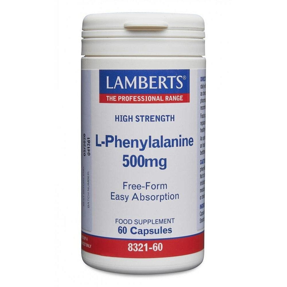 Lamberts L-Phenylalanine 500mg 60's