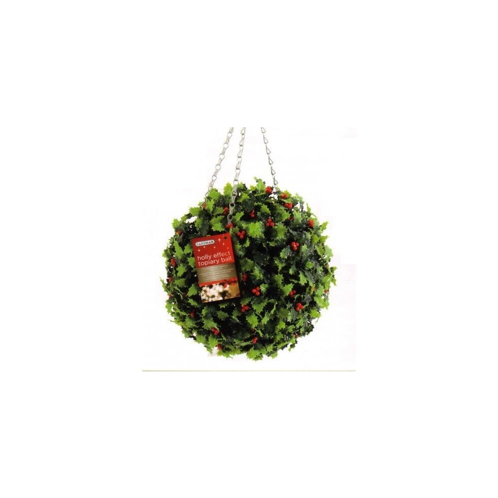 Gardman Topiary Holly Effect Ball 30cm