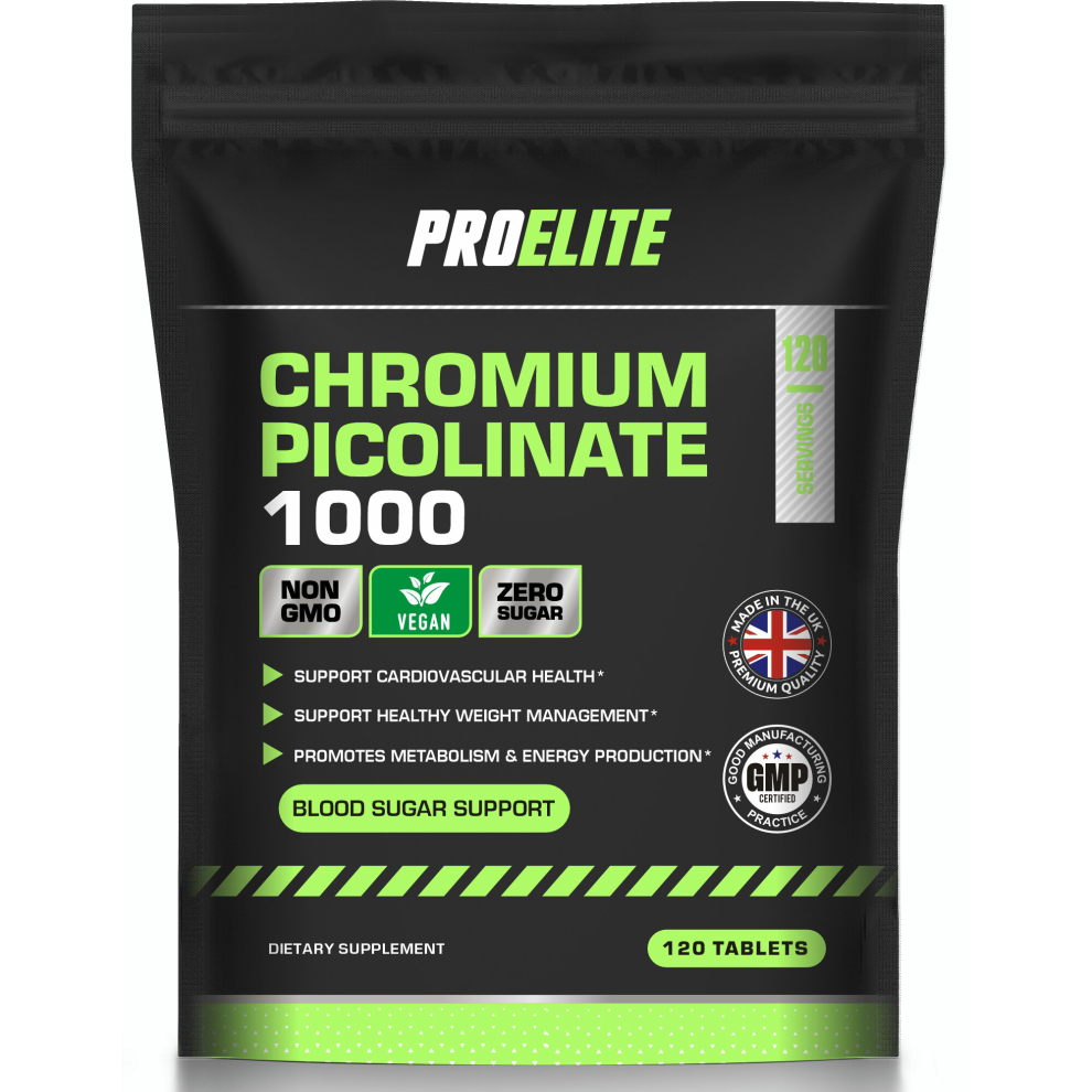 (120 Tablets) Chromium Picolinate Tablets Metabolism & Energy