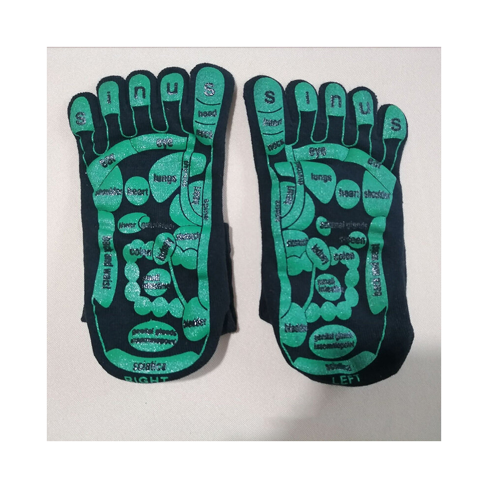 1 Pair Acupressure Reflexology Socks For Men And Women Acupoint Map Socks For An Amazing Foot Massage 9 8inch 2 7inch 25-image-OPC-PCNVJ7C-NEW