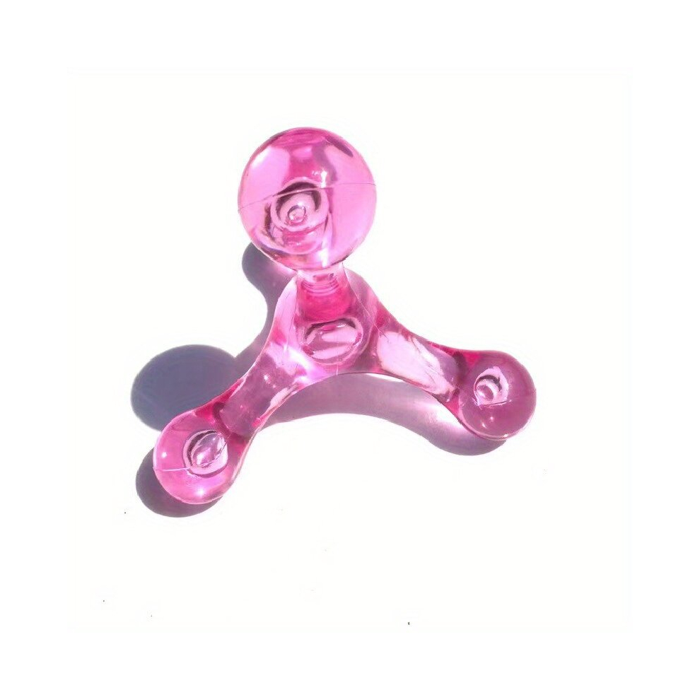 1pc Crystal Ball Massager Relieve Cervical Spine Waist Leg and Back Pain with Manual Mini Massager