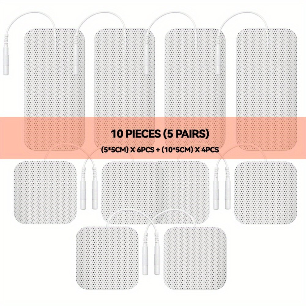 TENS Unit Pads 10 Pcs 20 Pcs Replacement Pads Electrode Patches 5 08cm X 5 08cm 5 08cm X 10