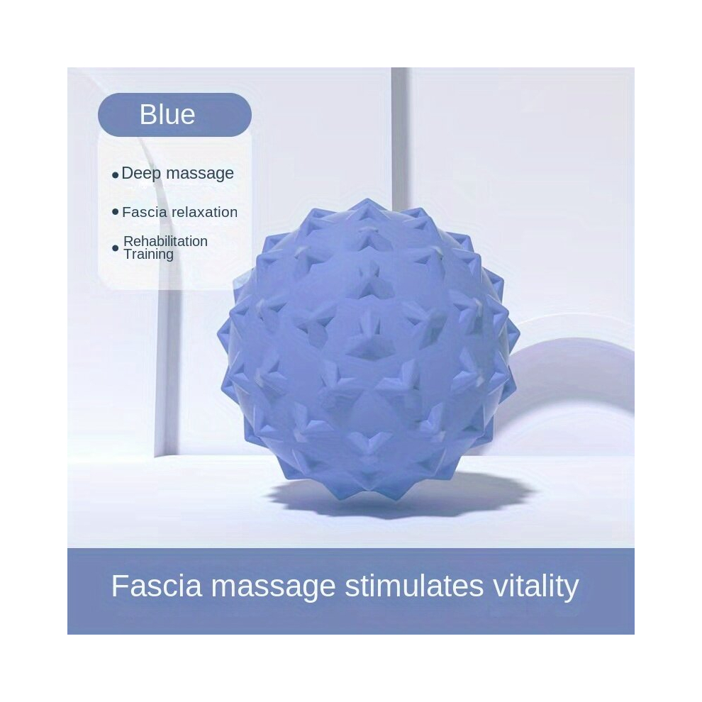 Blue 1Pc Muscle Relaxer Massage Ball For Foot Spiky For Deep Tissue Back Massage Foot Massager Deep Tissue Muscle Release Your Compact Muscle Roller