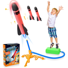 Boy Toys 4 5 6 Year Old Stomp Toy Rockets Toys Boys Age 3-9 Girl Gifts 3-12 Year Old Boy Kids Toy Age 3-5 Boy Gifts Age 5 6 7 Autism Toy Rocket Kid