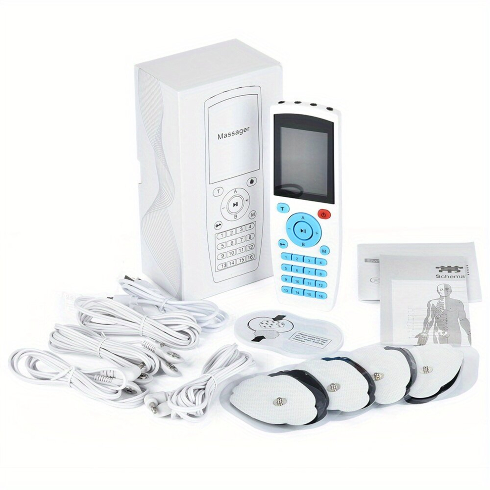 4 Muscle Stimulator with Screen for Shoulder Neck and Back Pain Relief Pulse Massager for Pain Relief