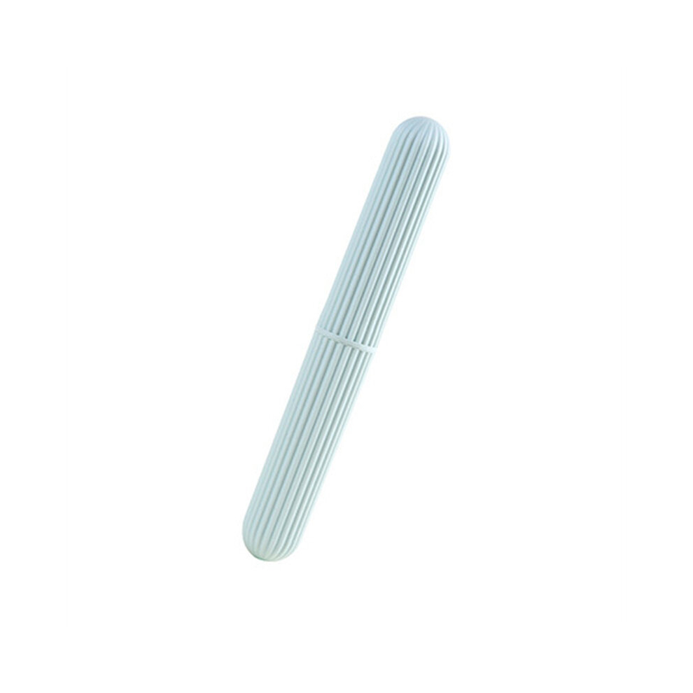 Portable Toothbrush Box Plastic Toothbrush Storage Box Toothbrush Cases Stripes Travel Wash Toothbrush Cover