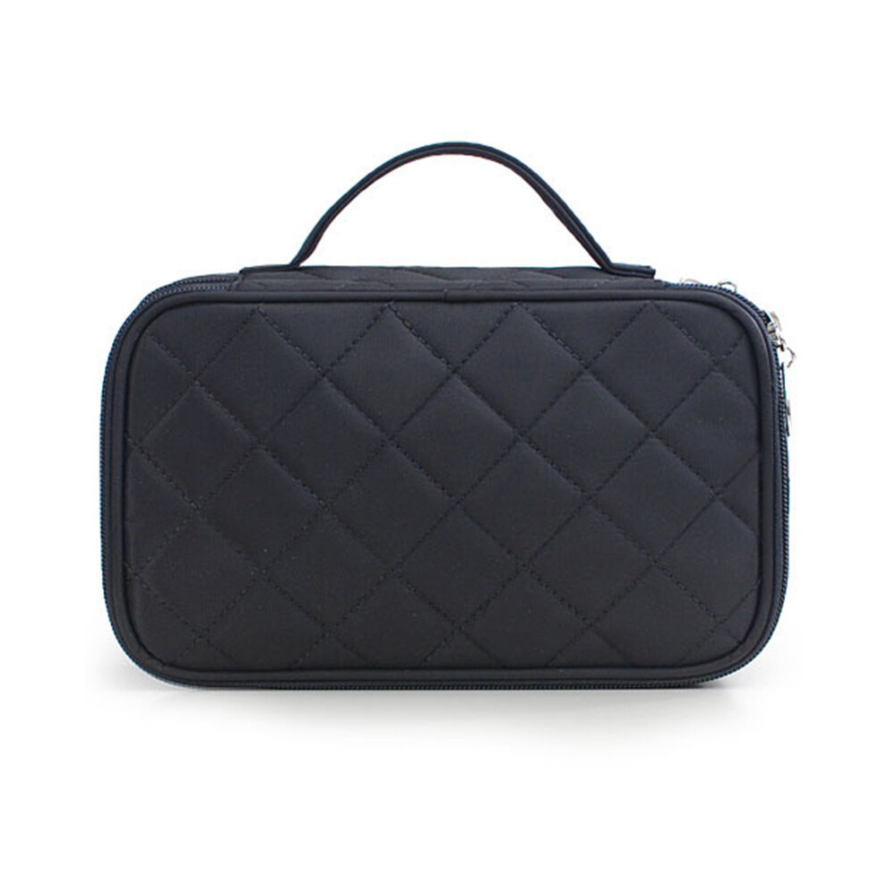 Double Layer Cosmetic Bags Makeup Bag Women Travel Organizer Professional Storage Brush Necessaries Make Up Case Beauty Toiletry Bag