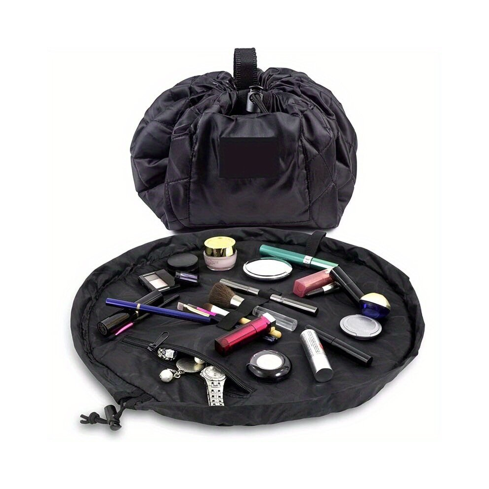 Organize Your Cosmetics & Makeup with This Stylish Drawstring Toiletry Bag Perfect for Travel and Everyday Use