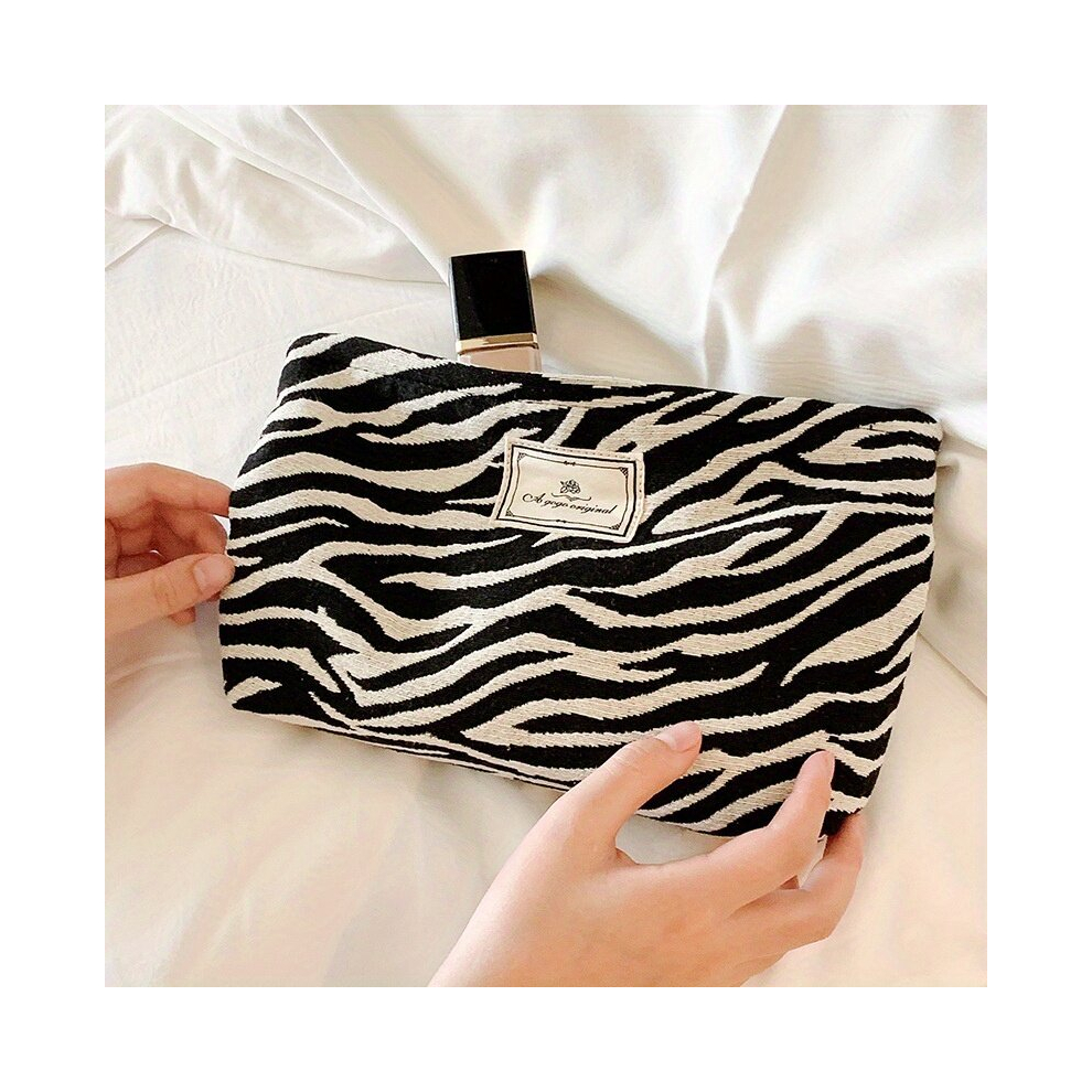 Multicoloured Multifunctional Leopard Print Makeup Bag Portable Travel Clutch For Cosmetics And Toiletries Washable And Organized