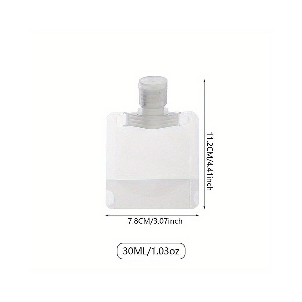 Multicoloured Portable Travel Fluid Makeup Packing Bag Disposable Squeeze Pouch For Shampoo Conditioner And Cosmetics Perfect For On The Go Beauty Routines
