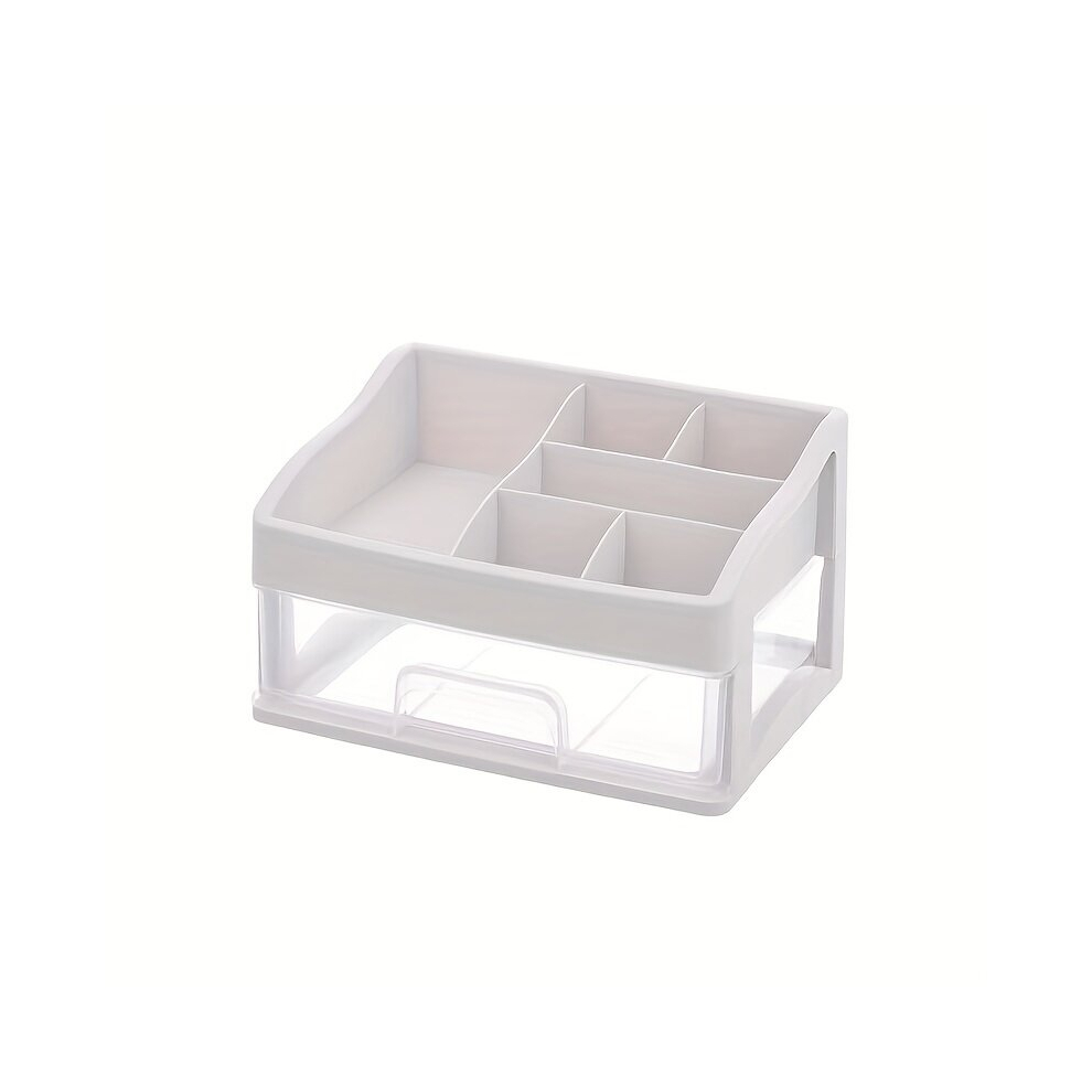 Multicoloured Large Capacity Cosmetic Makeup Organizer With Dustproof Drawer And Transparent For Easy Sorting And Storage
