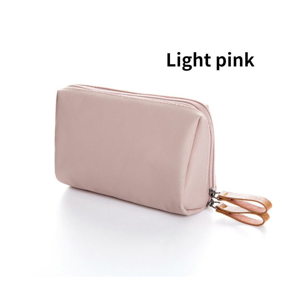 Solid Cosmetic Bag For Women Waterproof Small Portable Makeup Bag Multifunctional Toiletry Bag Travel Makeup Clutch Bag