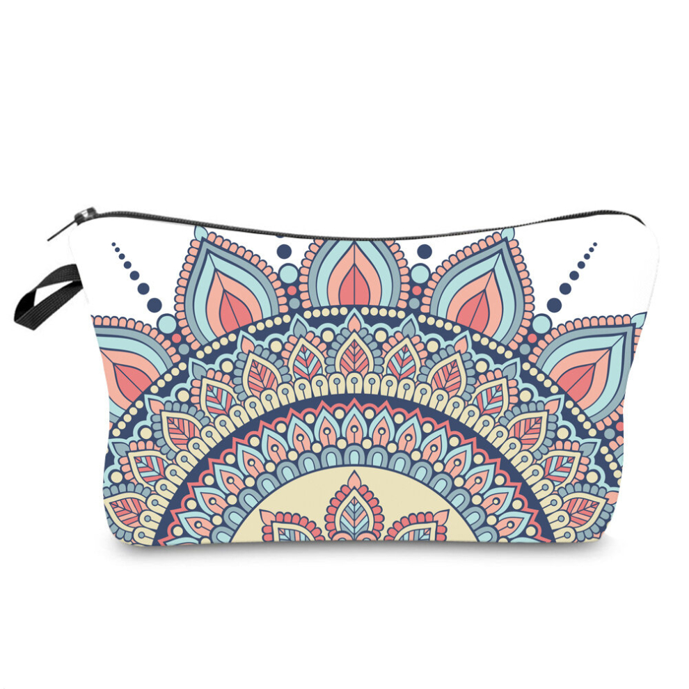 Multicoloured Adorable And Roomy Cosmetic Bag For Women Waterproof Toiletry Bag With Small Pouch For Travel And Organization