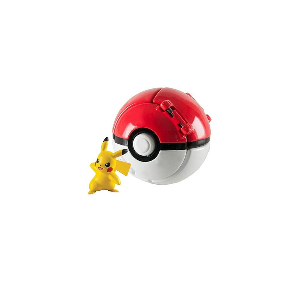 (Pikachu E) Pokemon Ball Toys Action Figures Pikachu Charmander Charizard Squirtle Meowth Bulbasaur Rockruff Abra Cubone Solgaleo Kyogre Groudon Mewtw