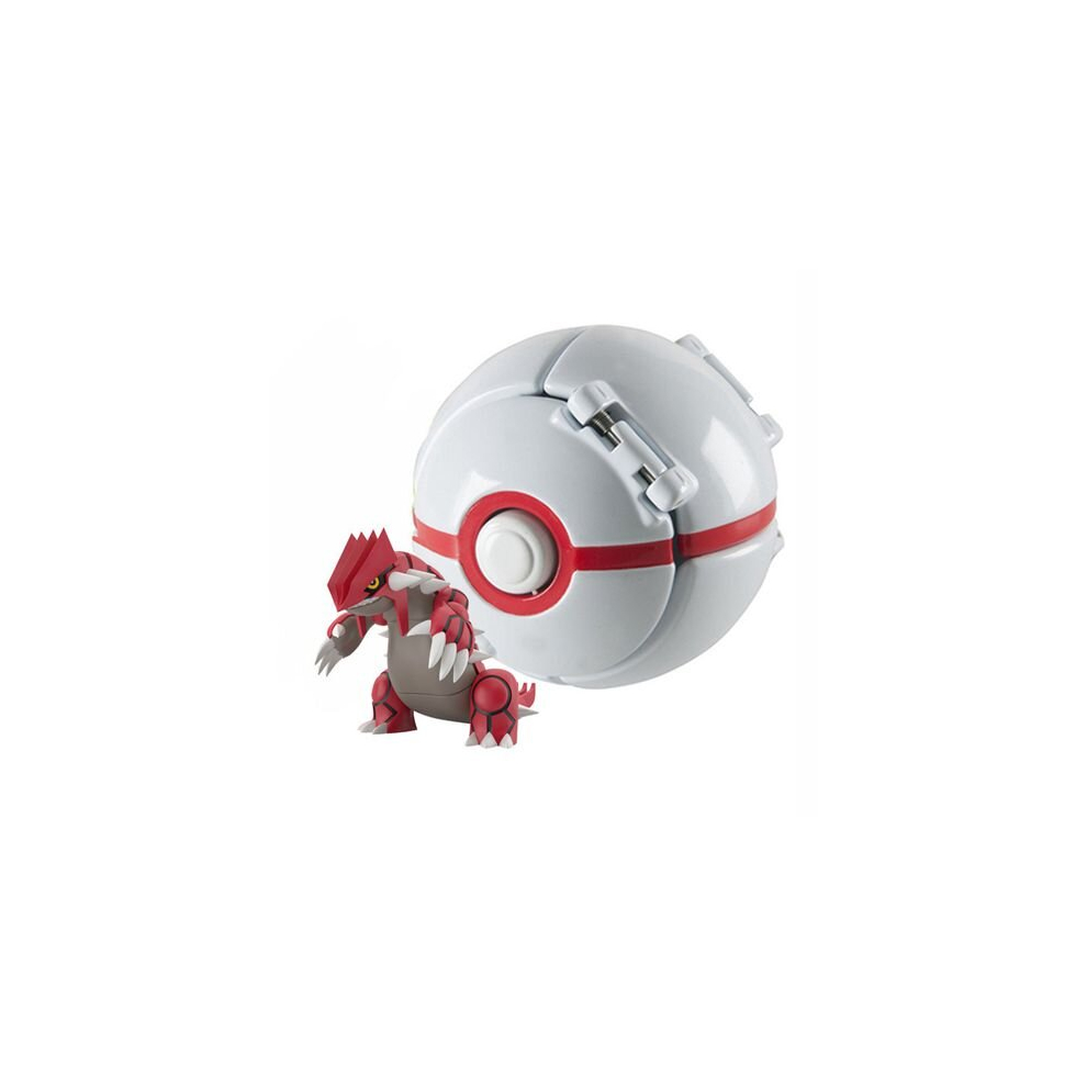 (Groudon) Pokemon Ball Toys Action Figures Pikachu Charmander Charizard Squirtle Meowth Bulbasaur Rockruff Abra Cubone Solgaleo Kyogre Groudon Mewtwo