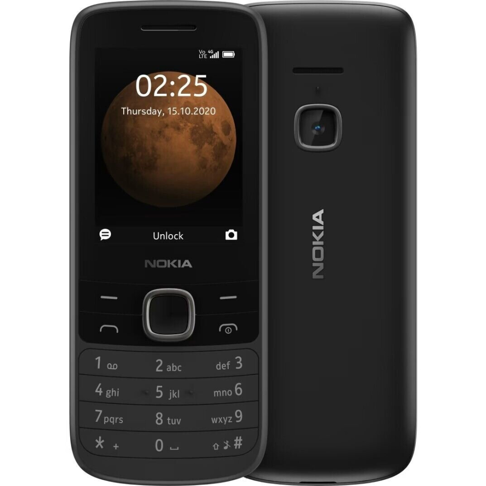 nokia-225-black-4g-lte-2-4-inch-unlocked-mobile-phone--dual-sim