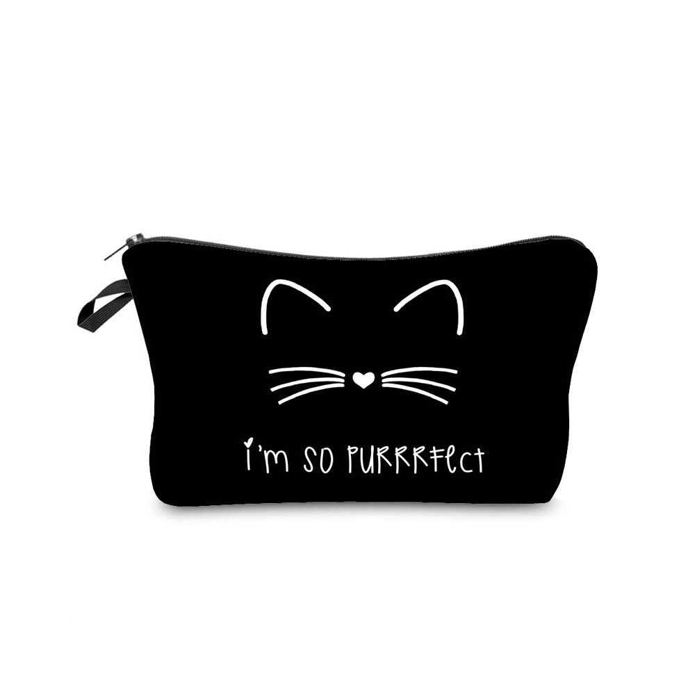Multicoloured Cosmetic Bag For Women Adorable Roomy Makeup Bags Travel Water Resistant Toiletry Bag Accessories Organizer