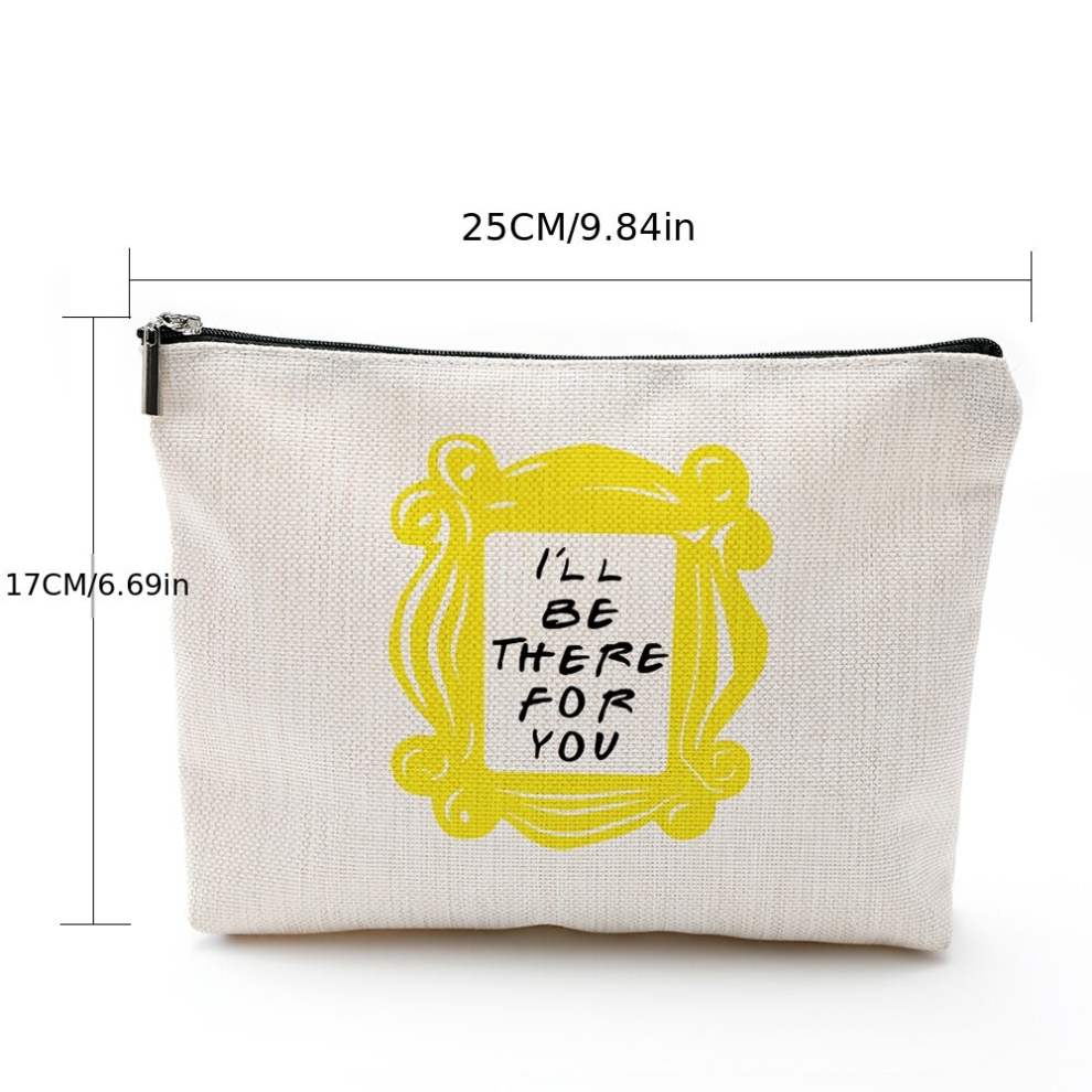 Multicoloured Travel Bag Funny Tv Show Toiletry Bag Zipper Roomy Cosmetic Bag Handbag Wallet Pencil Case Makeup Women Pouch