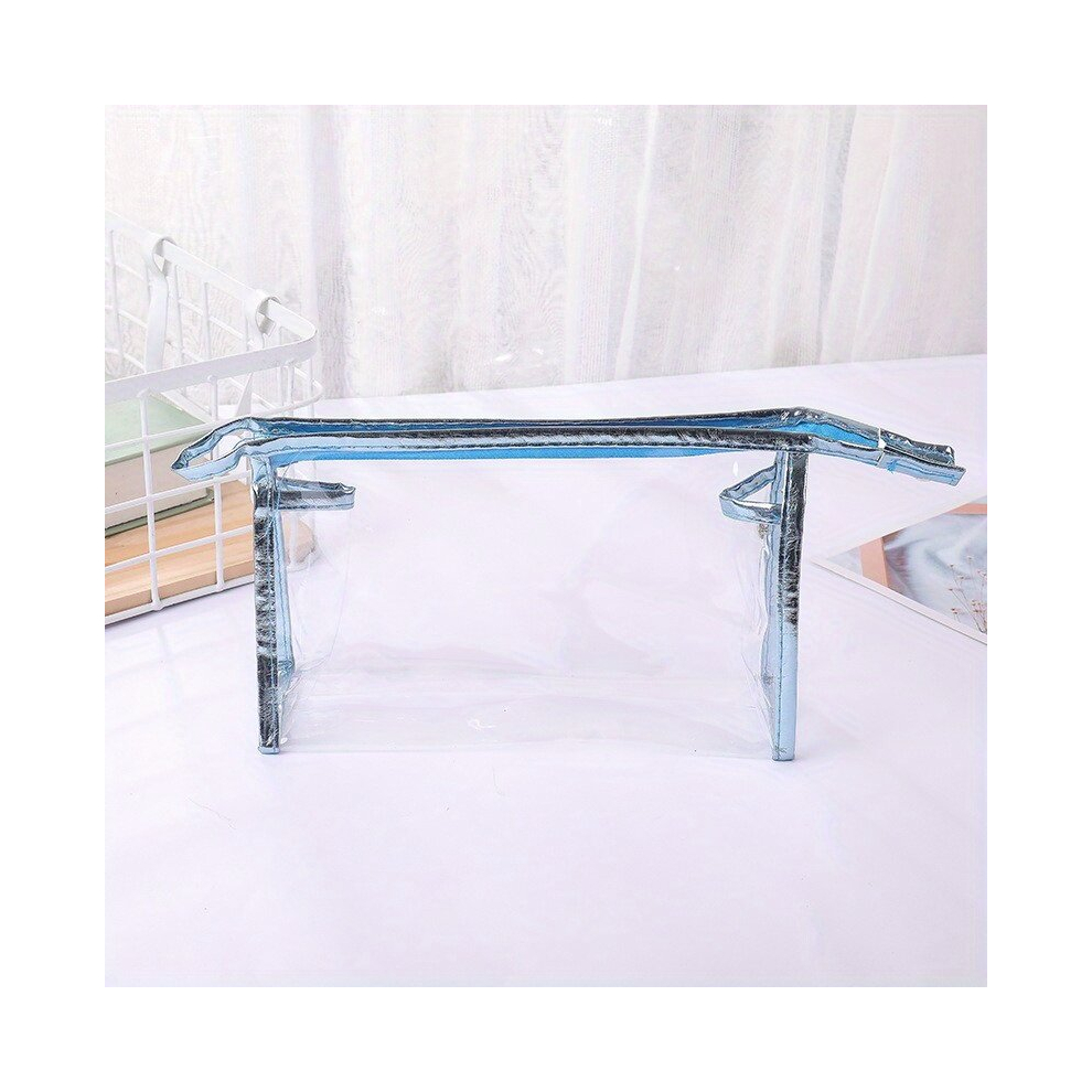 Makeup Storage Bag Clear Transparent Plastic PVC Travel Cosmetic Make Up Toiletry Bag Zipper
