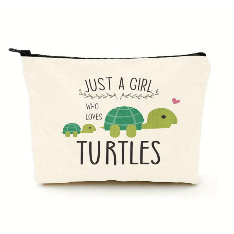Multicoloured Turtle Makeup Bag Perfect Gift For Sea Turtle Women Girls And Animal Lover Funny Birthday And Christmas Gift Idea For Teens Daughter Sister And Bestie