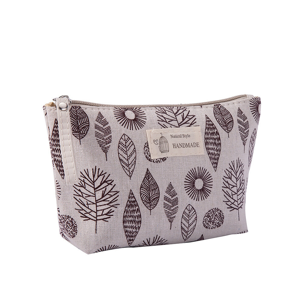 Multicoloured Makeup Bag For Purse Zipper Cosmetic Pouch Roomy Travel Make Up Organizer Tool Pouch For Women And Girls