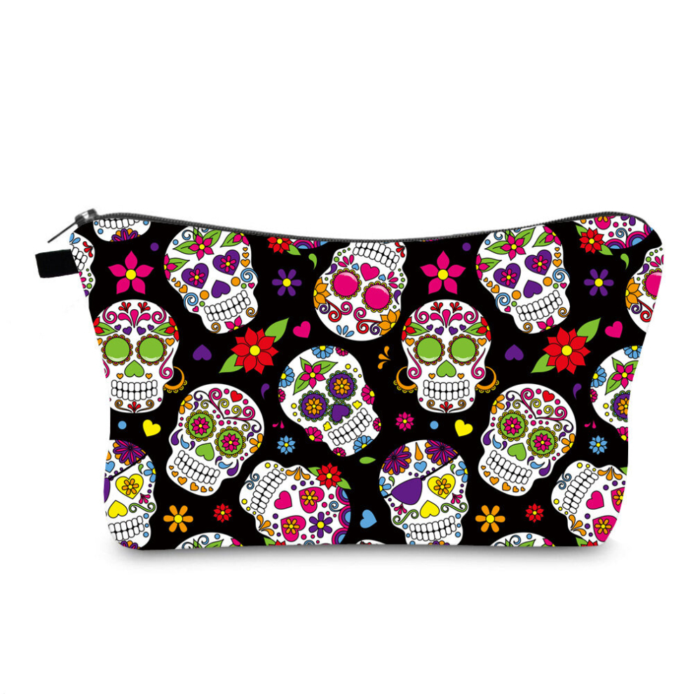Multicoloured Cosmetic Bag For Women Small Makeup Pouch Travel Bags For Toiletries Waterproof
