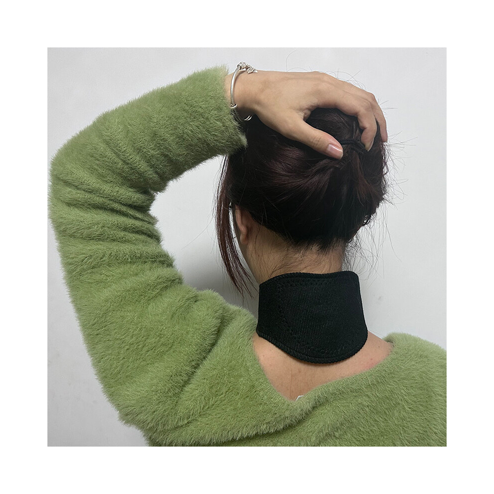 Black Neck Brace Self Heating Neck Support Relieve Neck Pain Instantly With This Self Heating Magnetic Care Neck Wrap
