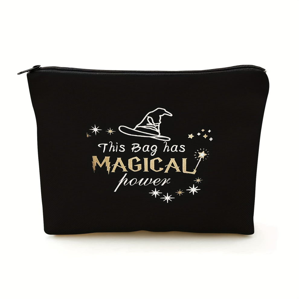 Black Witch Accessories Bag Wicca Goth Gift This Bag With Magic Power Gothic Makeup Bag Altar Travel Bag Magic Power Makeup Bag