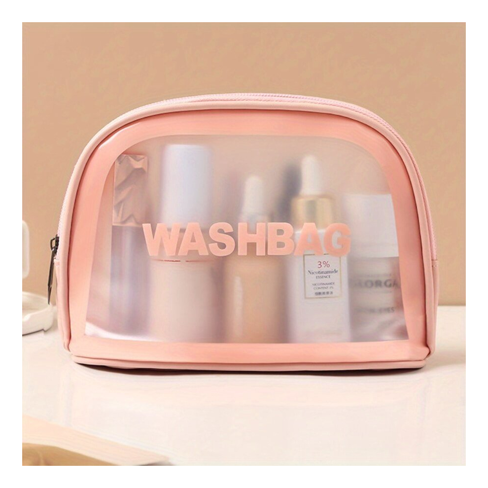 Multicoloured Travel Toiletry Bag For Women And Men Matte Translucent Toiletry Bag With Handy Handle Makeup Cosmetic Organizer Bag For Travel Toiletries Accessories