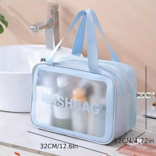Wet And Dry Separation Cosmetic Bag functional Portable Travel Amenity Bag Large Capacity Waterproof Skin Care Product Storage Bag Model