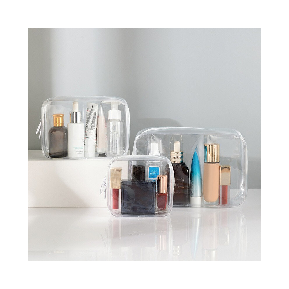 1pc 3pcs Clear Travel Toiletry Bag Waterproof Makeup Organizer Bags Set For Toiletries Makeup Pouch For Men And Women functional Storage Bag For Swimm-image-OPC-PCNVNKQ-NEW