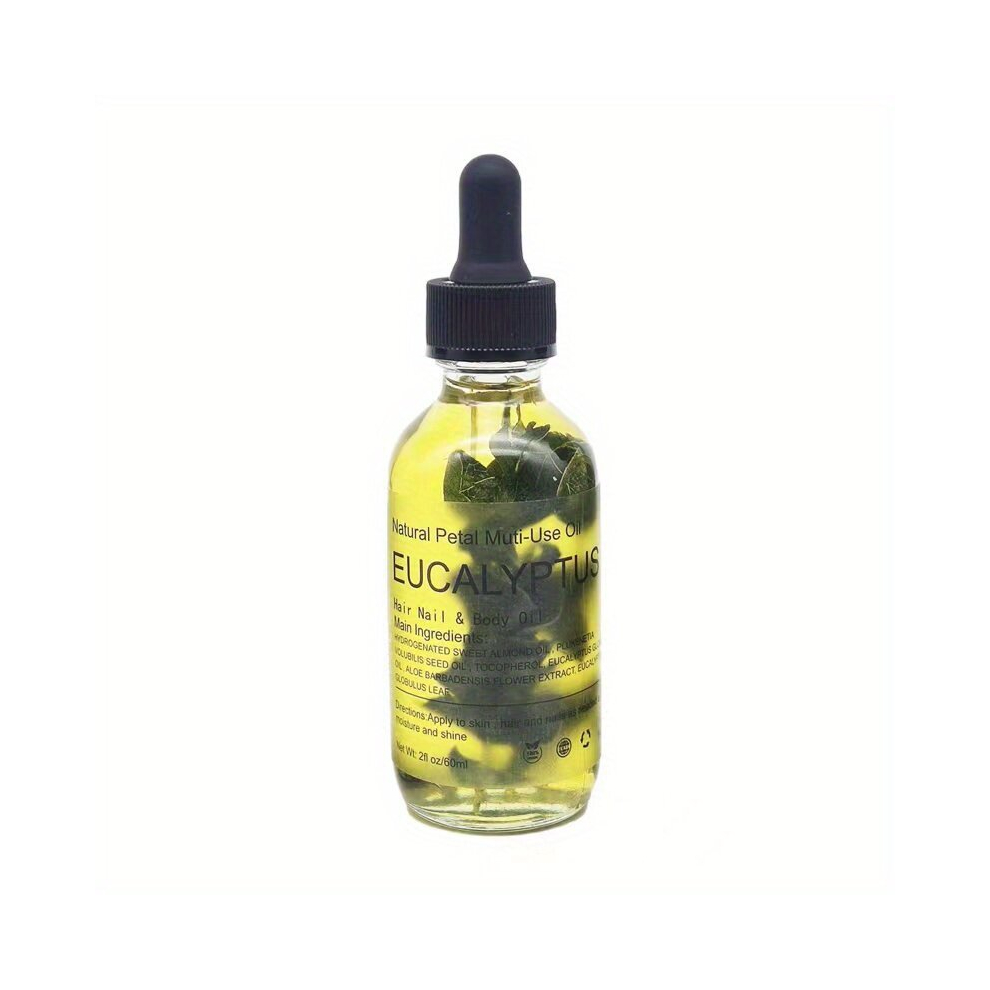 Multicoloured Natural Essential With Dropper 60Ml Perfect For Facial And Hair Care Enhance Skin And Hair Health