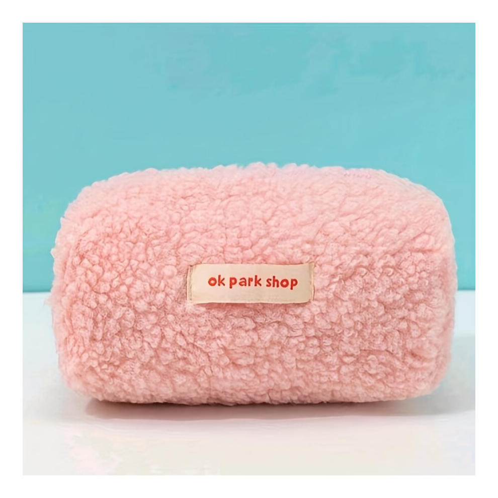 Plush Makeup Bag Small Make Up Bag Y2K Purse Cosmetic Bag For Purse Student Pen Holder