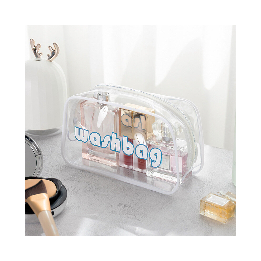 Clear Toiletry Bag Travel Bag Water resistant Zipper Makeup Cosmetic Bag Travel Organizer For Accessories
