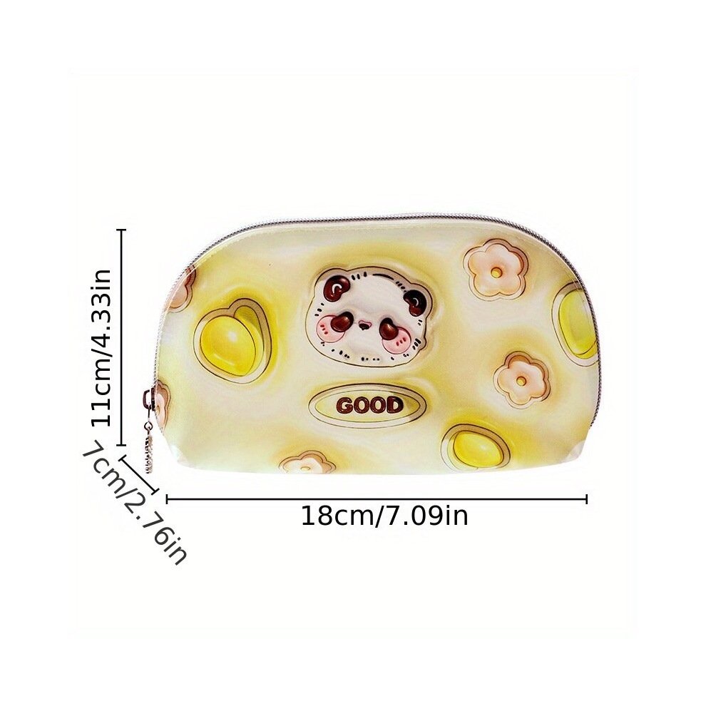 Cartoon Makeup Bag Toiletry Bag For Women Small Travel Makeup Pouch Adorable Roomy Travel Water Resistant Cosmetic Purse Accessories Organizer Women G