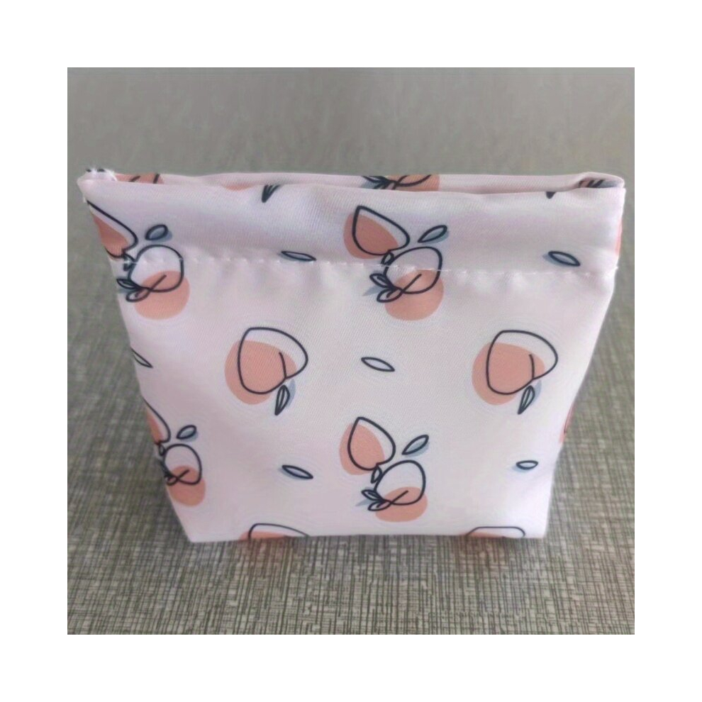 Pocket Cosmetic Bag No Zipper Self Closing Small Makeup Pouch Mini Travel Storage Bag For Women Cosmetics Headphones Jewelry